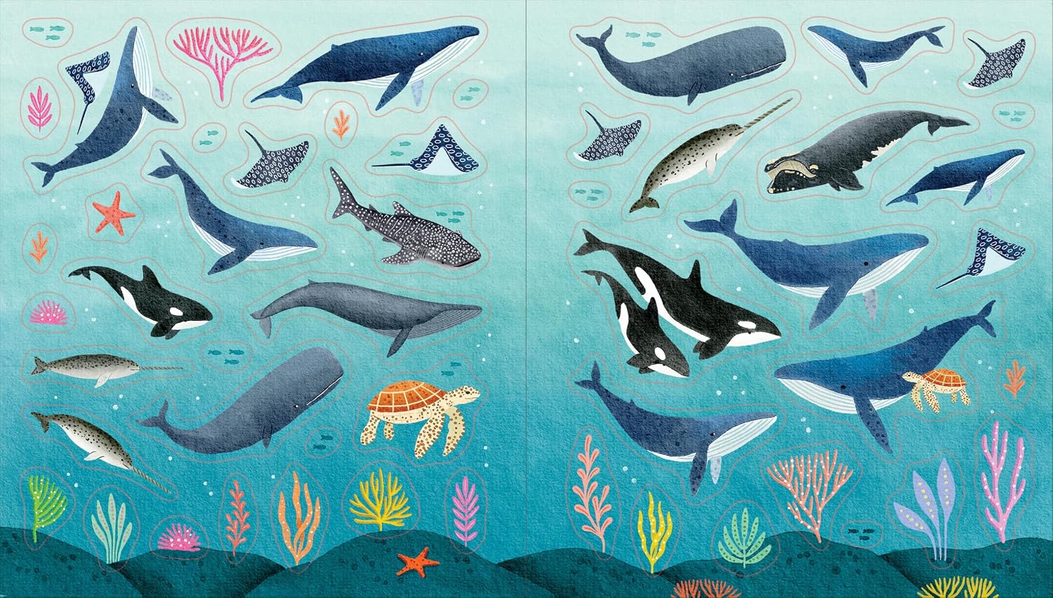 AN OCEAN LOVER'S STICKER BOOK