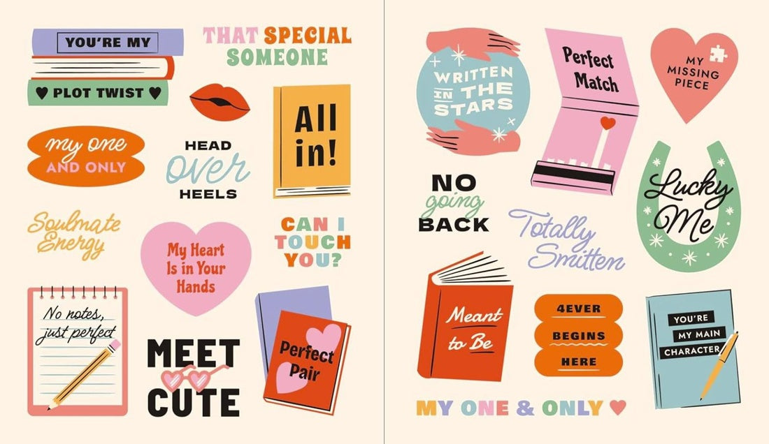 A ROMANCE READER'S STICKER BOOK