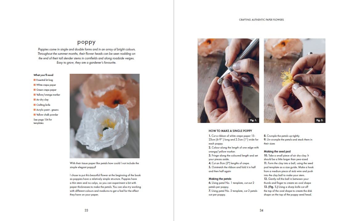 CRAFTING AUTHENTIC PAPER FLOWERS