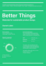 BETTER THINGS MATERIALS FOR SUSTAINABLE PRODUCTS