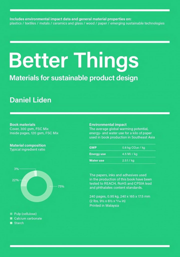 BETTER THINGS MATERIALS FOR SUSTAINABLE PRODUCTS