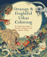 STRANGE FRIGHTFUL YOKAI COLOURING 60 IMAGES