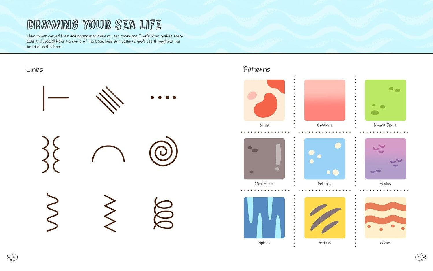 KAWAII UNDERWATER WORLD DRAW 80 SEA CREATURES