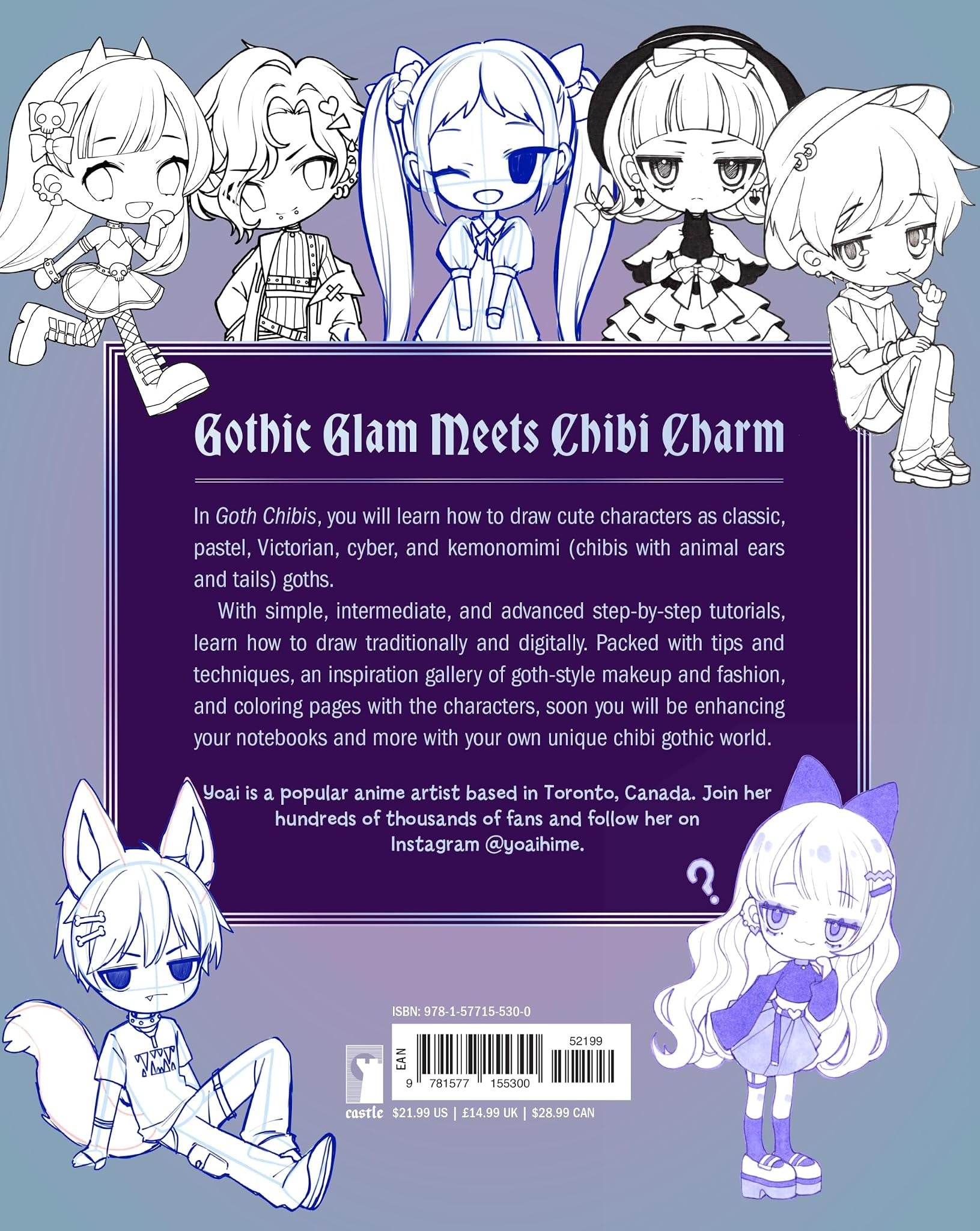 GOTH CHIBIS DRAWING MELANCHOLY MANGA CUTIES