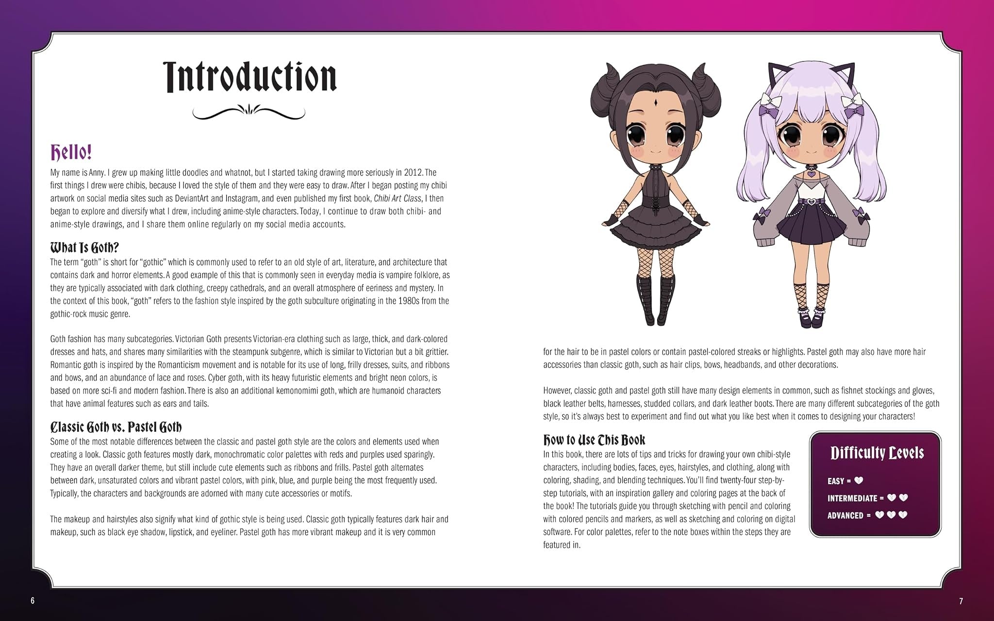 GOTH CHIBIS DRAWING MELANCHOLY MANGA CUTIES