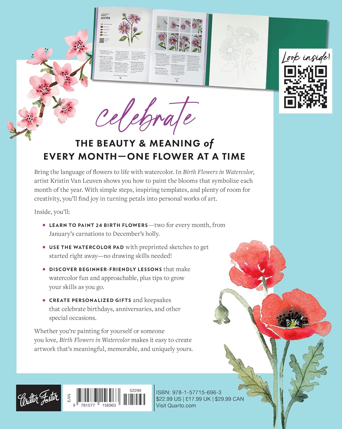 BIRTH FLOWERS IN WATERCOLOR
