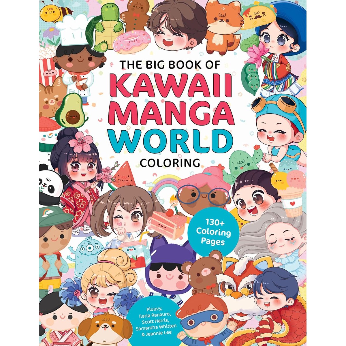 BIG BOOK OF KAWAII MANGA WORLD COLOURING