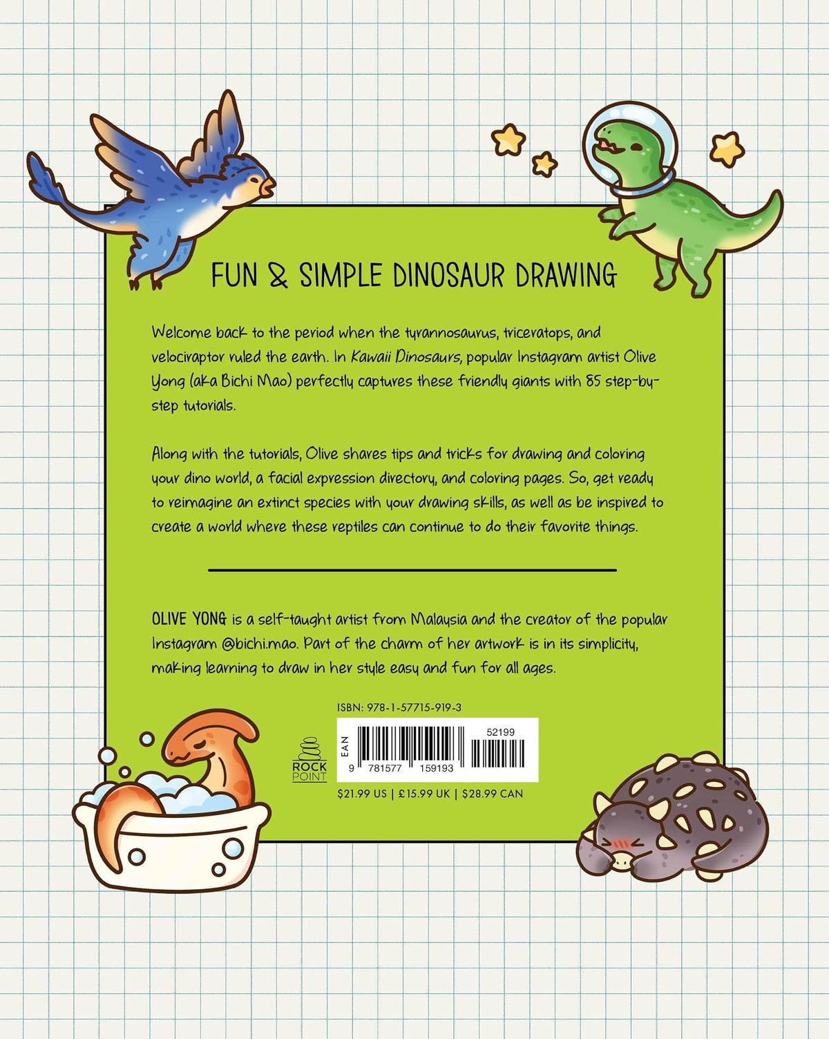 Kawaii Dinosaurs Draw 85 Adorable Dinos