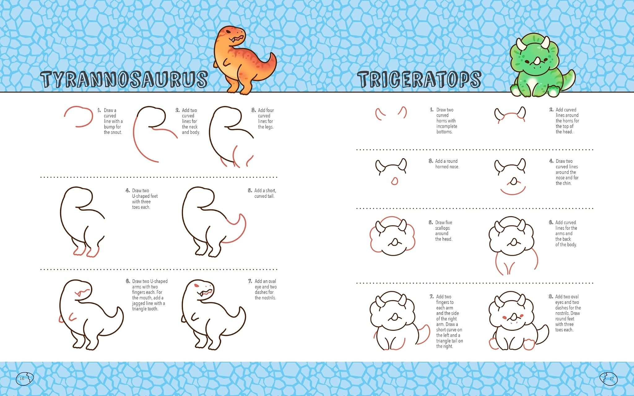 Kawaii Dinosaurs Draw 85 Adorable Dinos