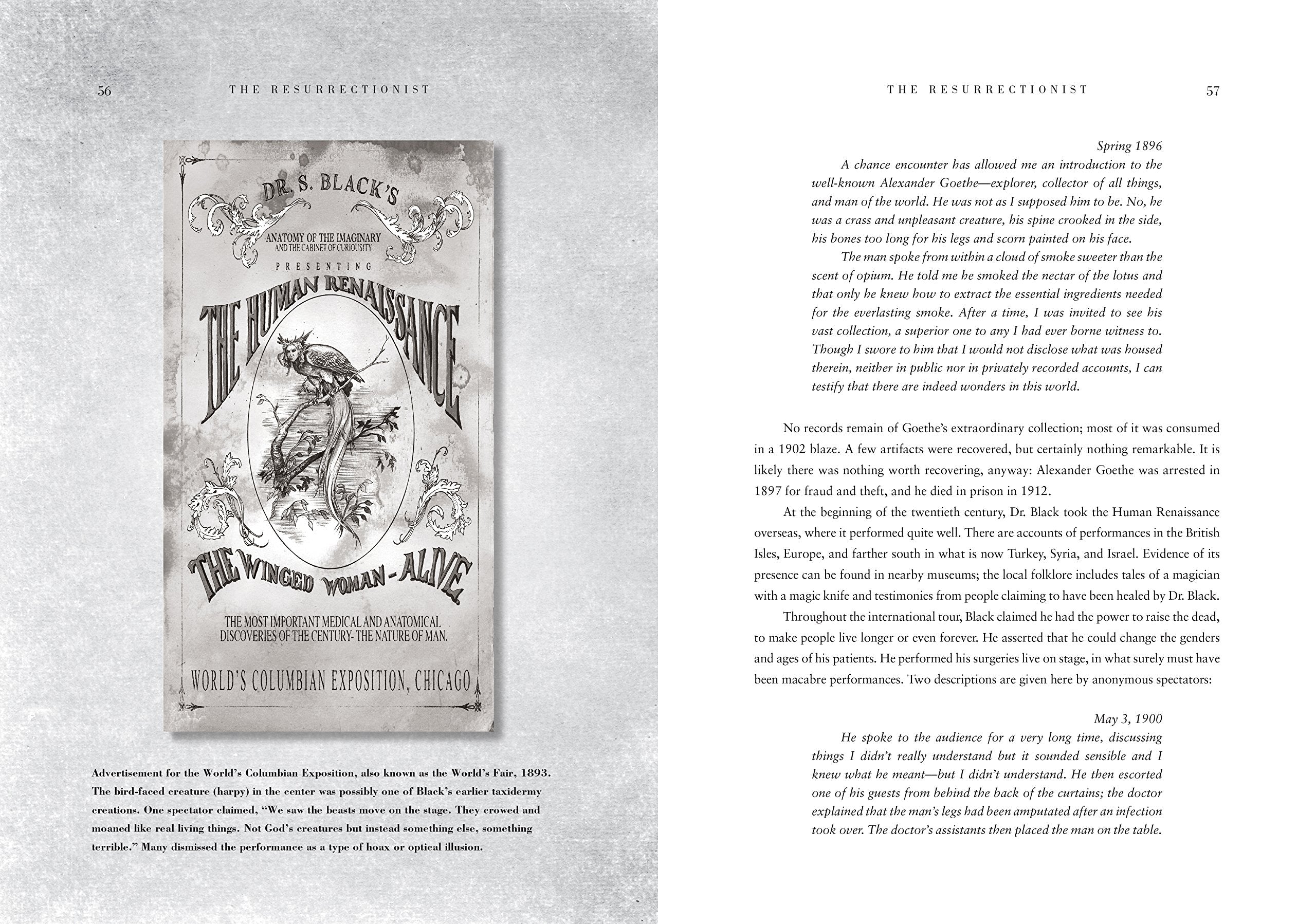 THE RESURRECTIONIST : THE LOST WORK OF DR. SPENCER