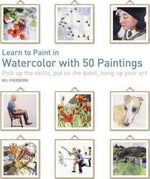LEARN TO PAINT IN WATERCOLOUR W/ 50 PAINTINGS