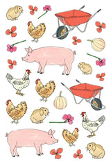 FARM ANATOMY STICKER BOOK