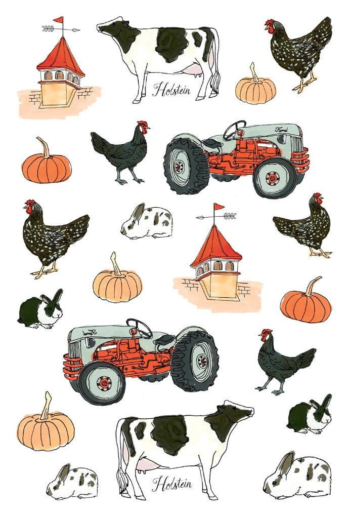 FARM ANATOMY STICKER BOOK