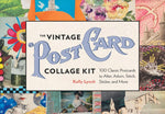 VINTAGE POSTCARDS COLLAGE KIT 100 CLASSIC POSTCARD