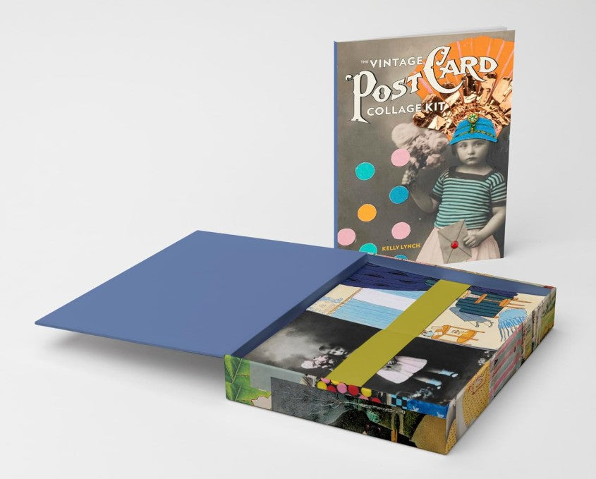 VINTAGE POSTCARDS COLLAGE KIT 100 CLASSIC POSTCARD