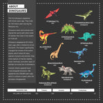 MY STICKER PAINTINGS DINOSAURS