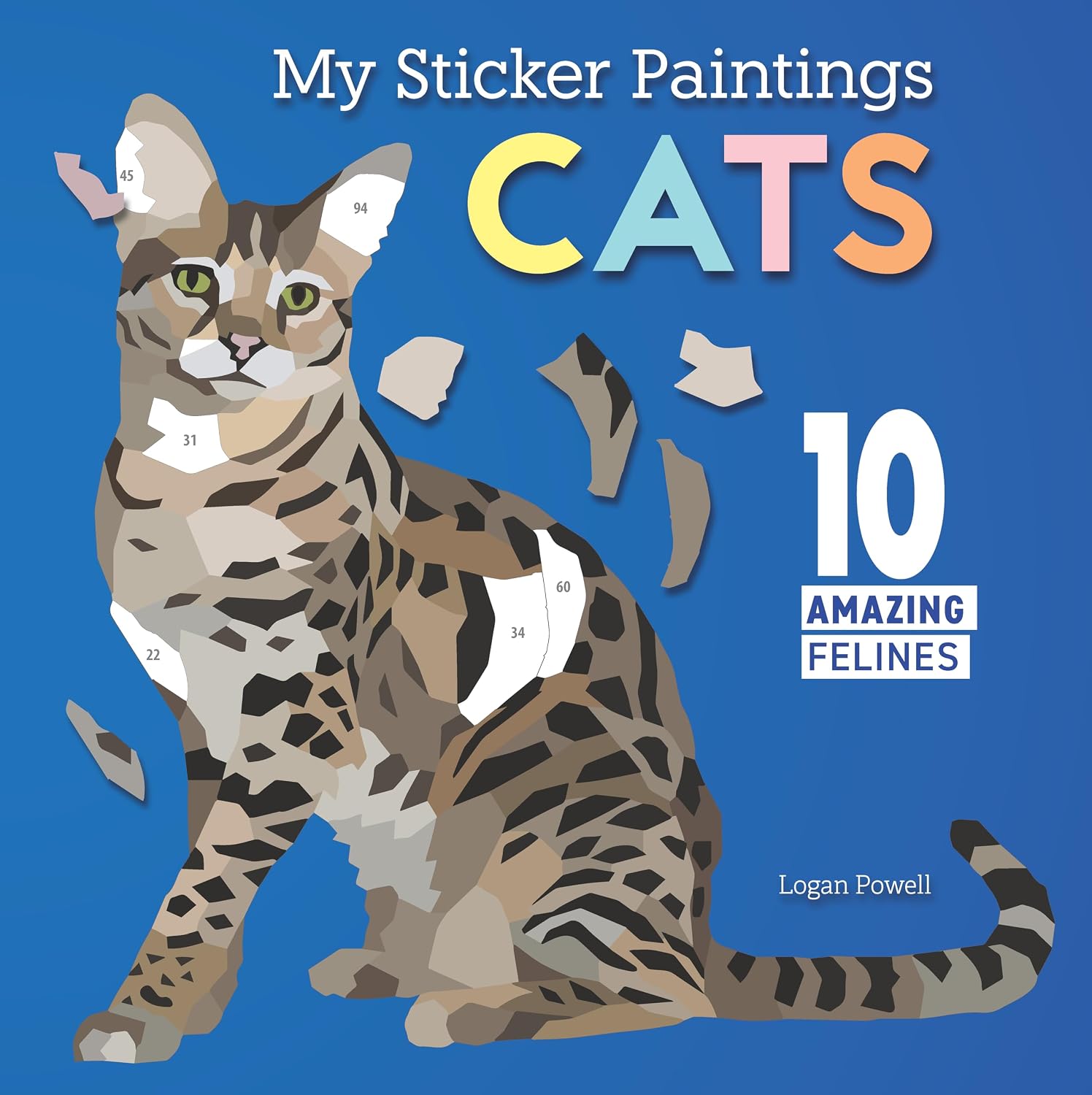 MY STICKER PAINTINGS: CATS: 10 AMAZING FELINES