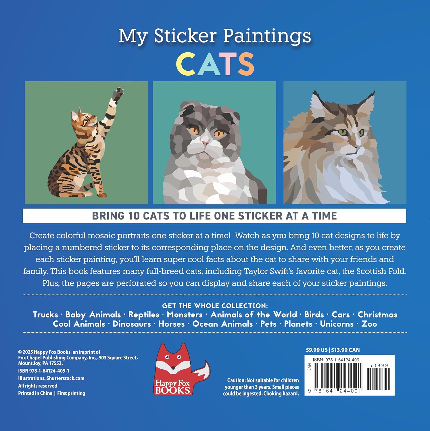 MY STICKER PAINTINGS: CATS: 10 AMAZING FELINES