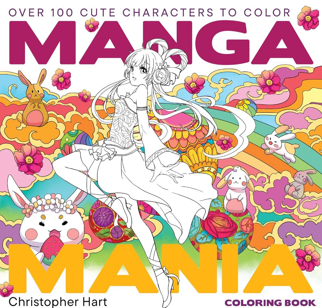 MANGA MANIA COLORING BOOK