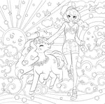 MANGA MANIA COLORING BOOK