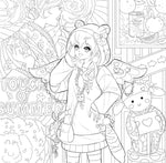 MANGA MANIA COLORING BOOK