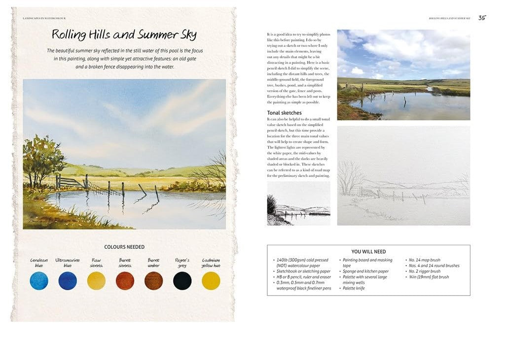 LANDSCAPES IN WATERCOLOUR