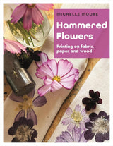 HAMMERED  FLOWERS PRINTING FABRIC PAPER WOOD