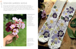 HAMMERED  FLOWERS PRINTING FABRIC PAPER WOOD