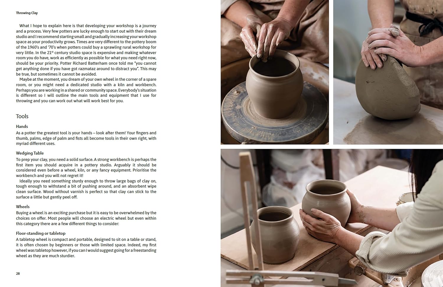 THROWING CLAY: THE ART OF MAKING POTTERY ON THE WHEEL