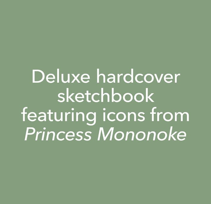 PRINCESS MONONOKE SKETCH BOOK GHIBLI