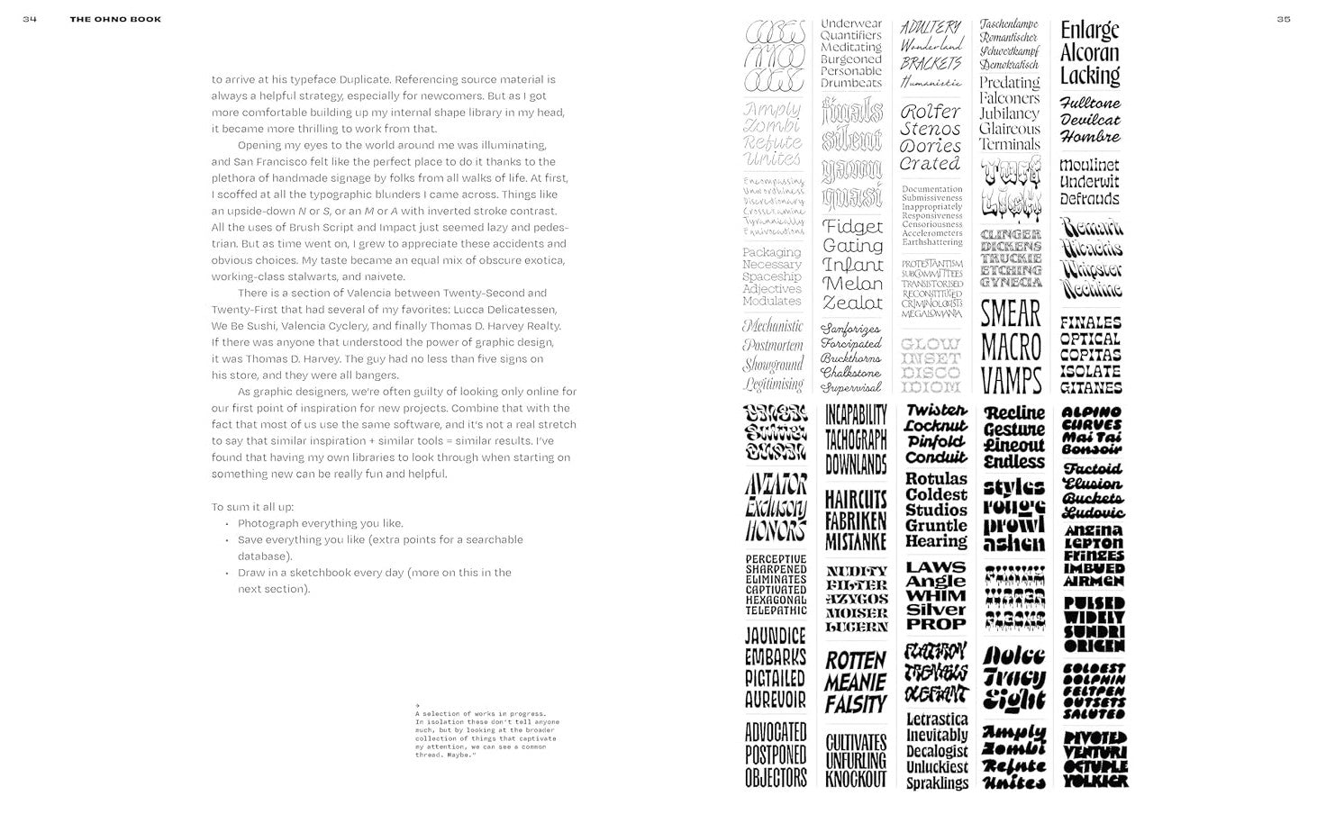 OHNO BOOK IRREVERENT TYPE DESIGN