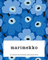 MARIMEKKO UNIKKO BLUE 20 NOTECARDS ENVELOPES