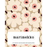 MARIMEKKO UNIKKO PASTELS 20 NOTECARDS ENVELOPES