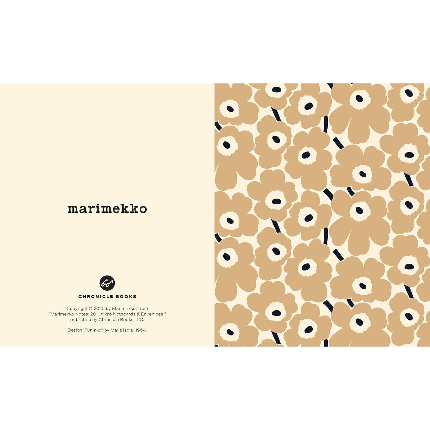 MARIMEKKO UNIKKO PASTELS 20 NOTECARDS ENVELOPES