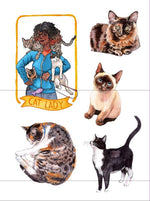 THE CAT'S MEOW STICKER BOOK