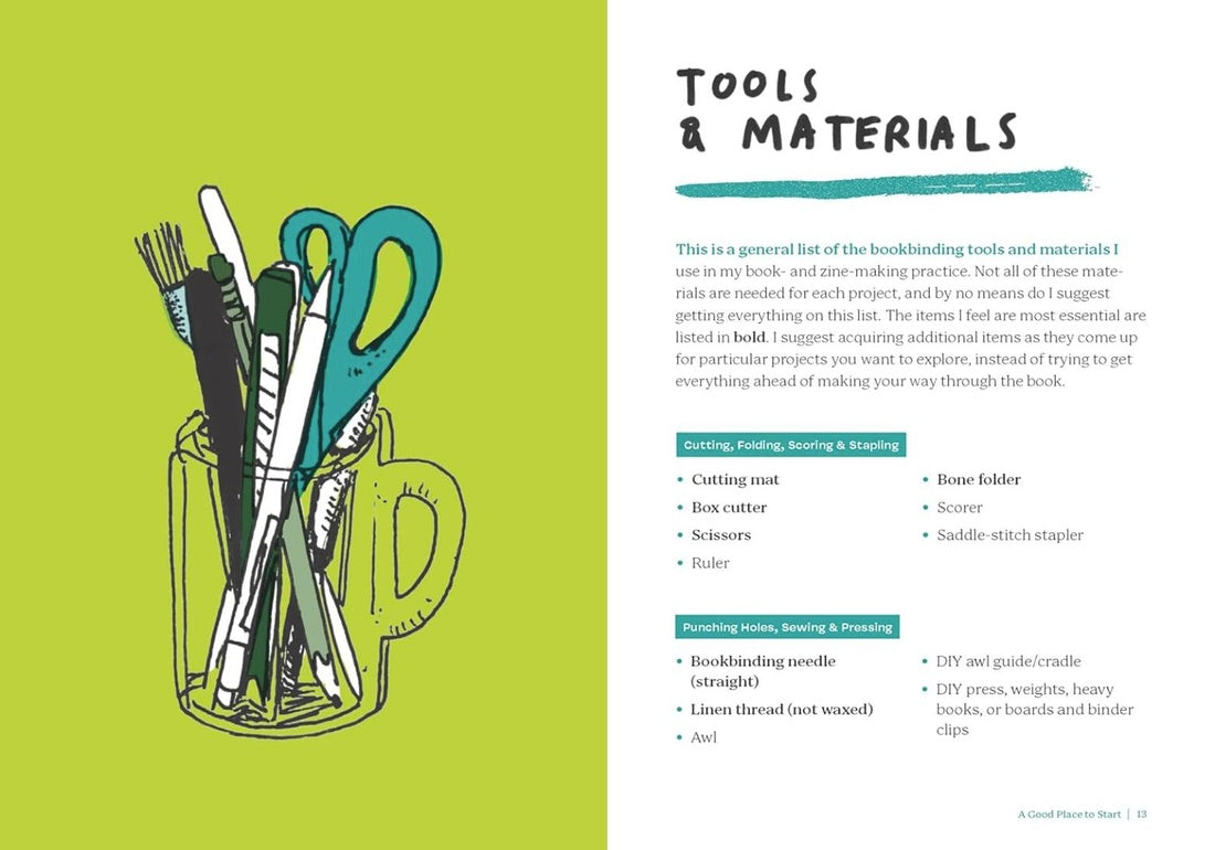 ZINE MAKING AND BOOKBINDING