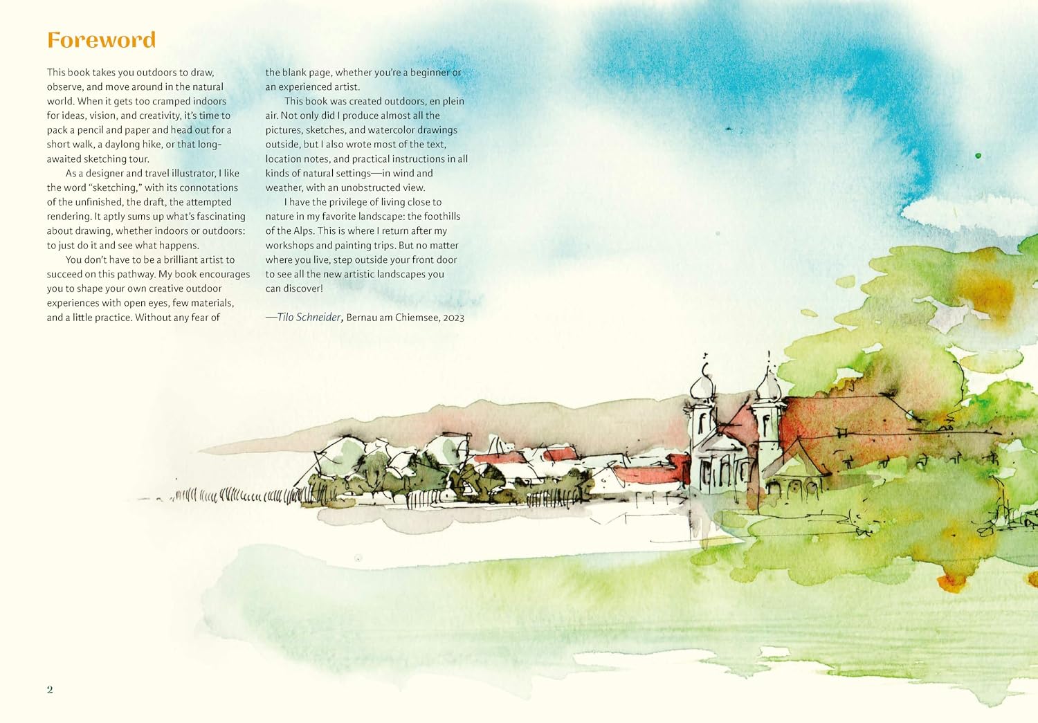 SKETCHING OUTSIDE: AN ILLUSTRATED GUIDE TO MAKING ART ON THE GO