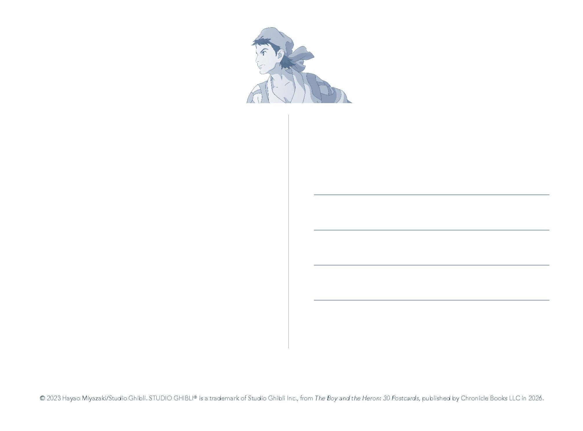 STUDIO GHIBLI THE BOY AND THE HERON 30 POSTCARDS