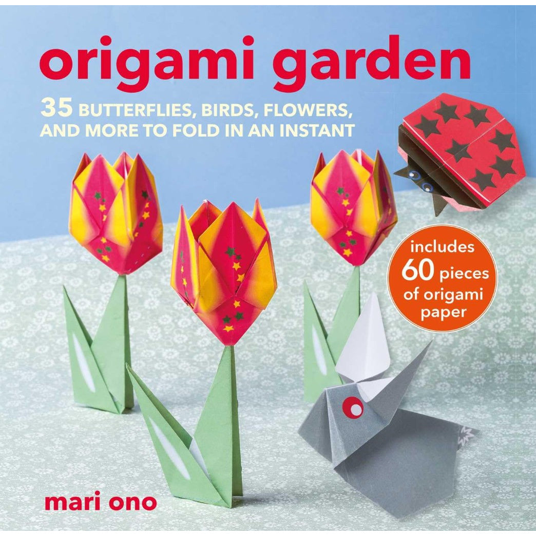 ORIGAMI GARDEN BUTTERFLIES BIRDS FLOWERS