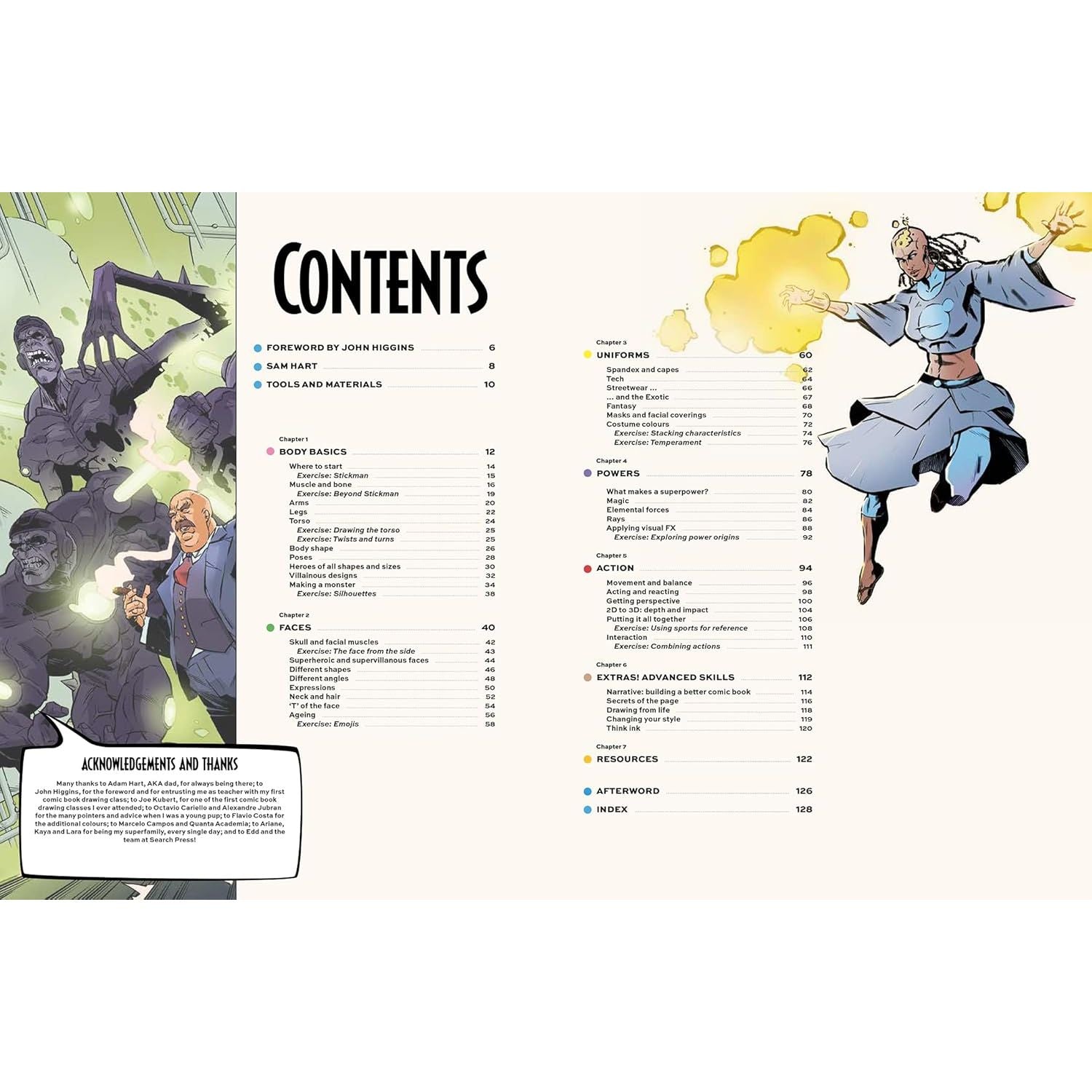 COMIC ART SUPERHEROES