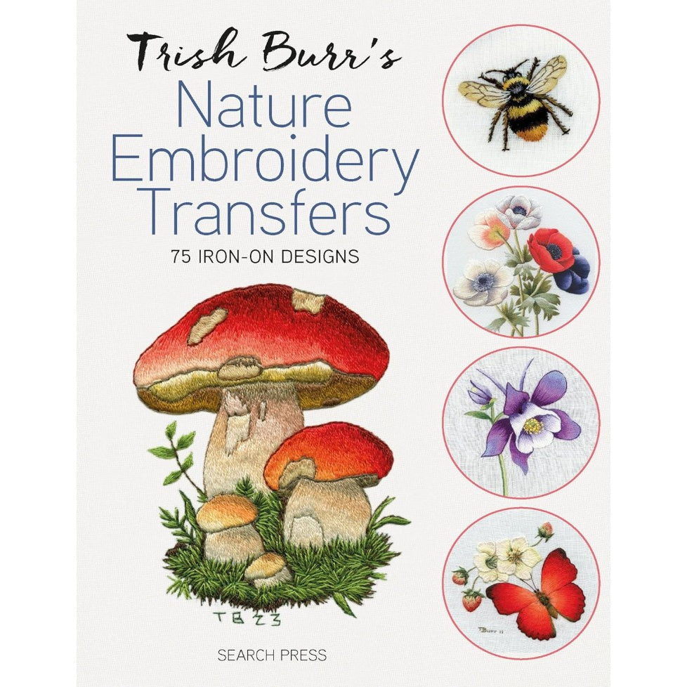 TRISH BURRS NATURE EMBROIDERY 75 TRANSFERS