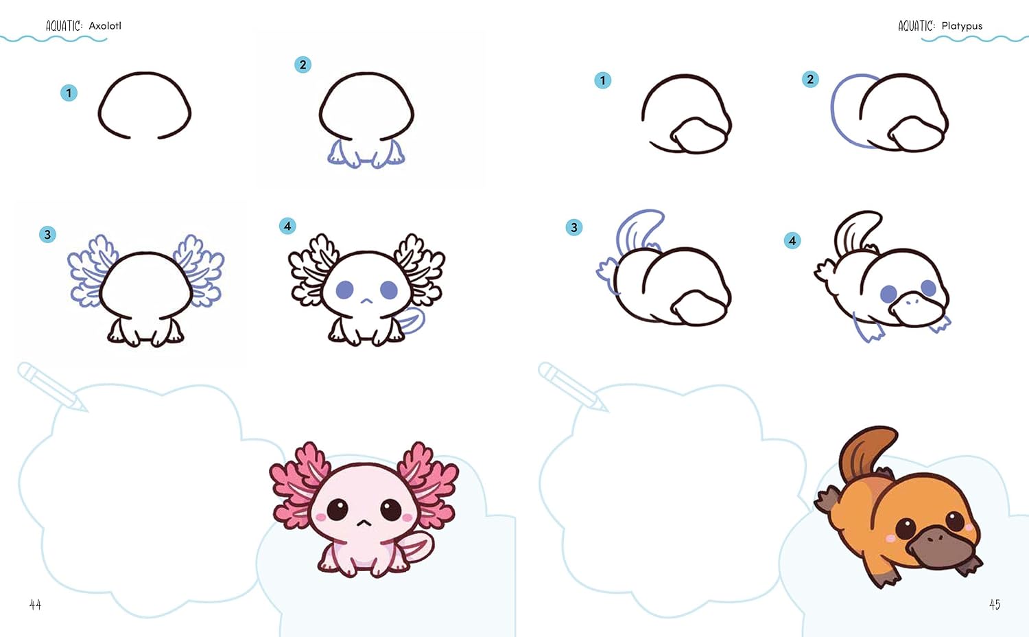 SO KAWAII! 100 ADORABLE ANIMALS TO DRAW STEP BY STEP