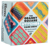 GRANNY SQUARE STITCHES CARD DECK 50 DESIGNS
