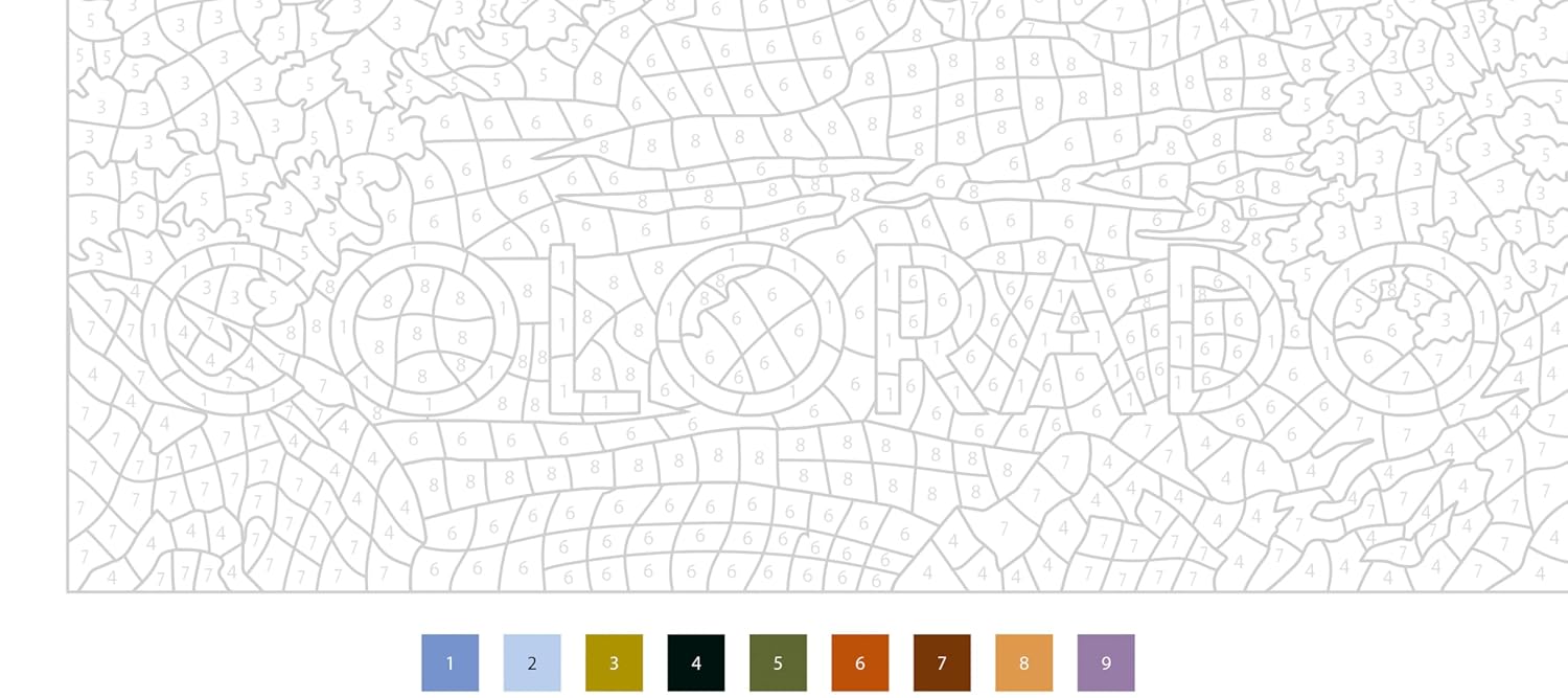 COLOR BY NUMBERS: NATURE