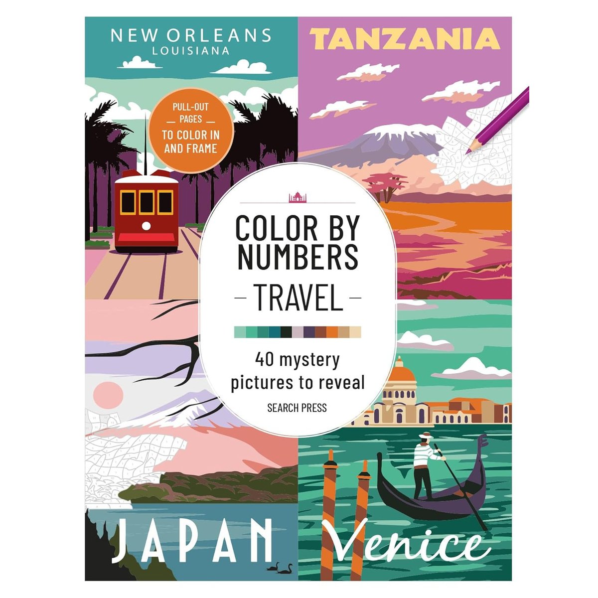 COLOUR BY NUMBERS TRAVEL