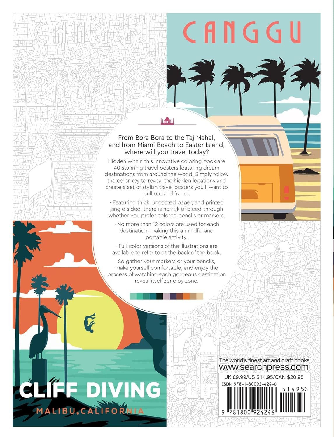 COLOUR BY NUMBERS TRAVEL