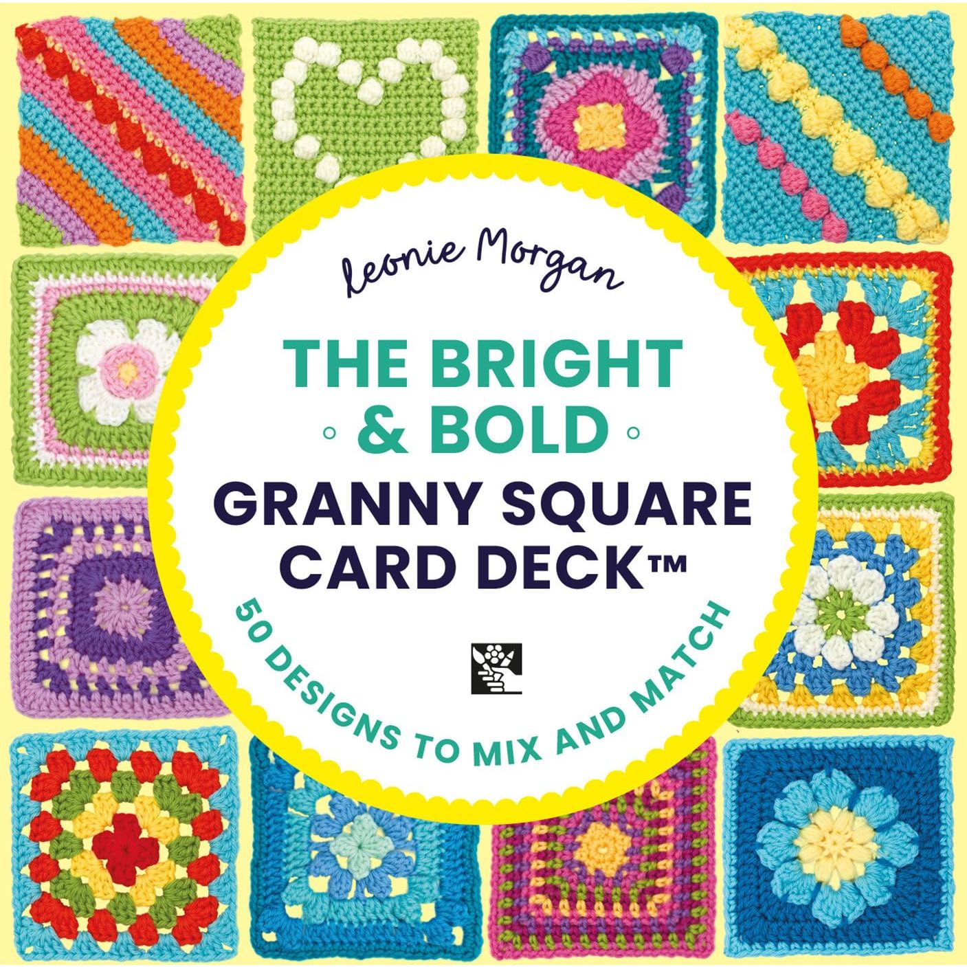 BRIGHT BOLD GRANNY SQUARE CARD DECK