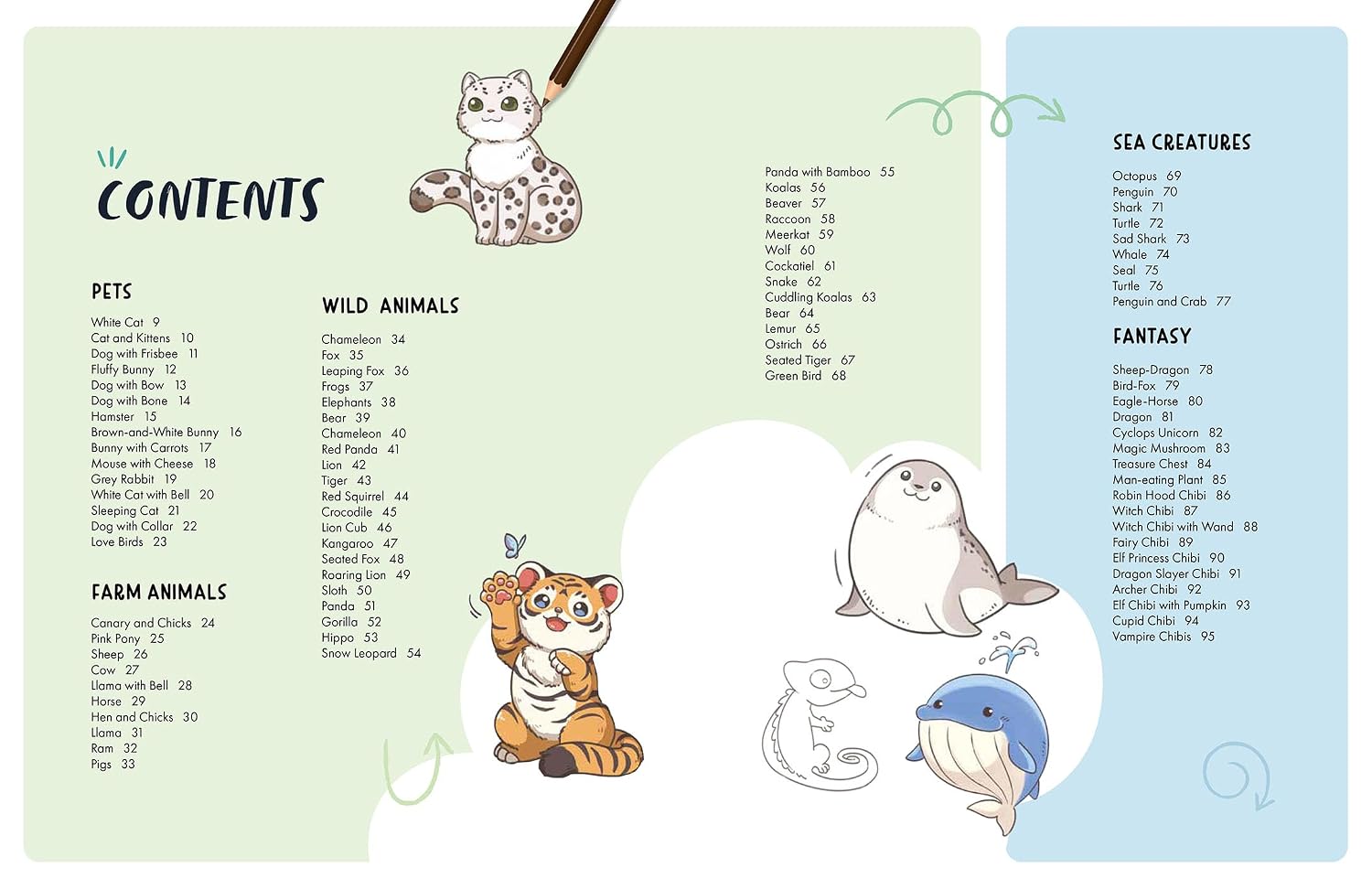 200 CUTE THINGS TO DRAW