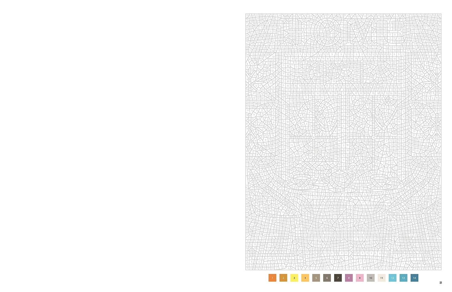 COLOR BY NUMBERS: COZY HOME