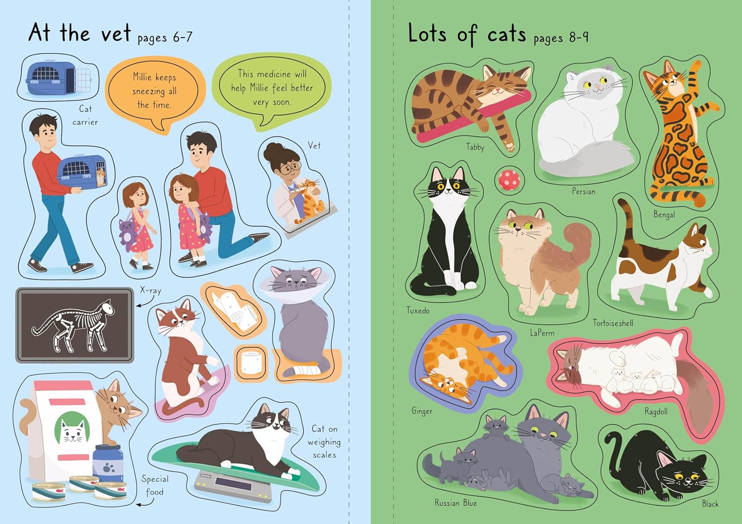 LITTLE FIRST STICKERS: CATS AND KITTENS